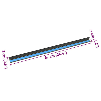 Paragradini 30 pcs Champagne 67 x 3 x 2 cm Alluminio