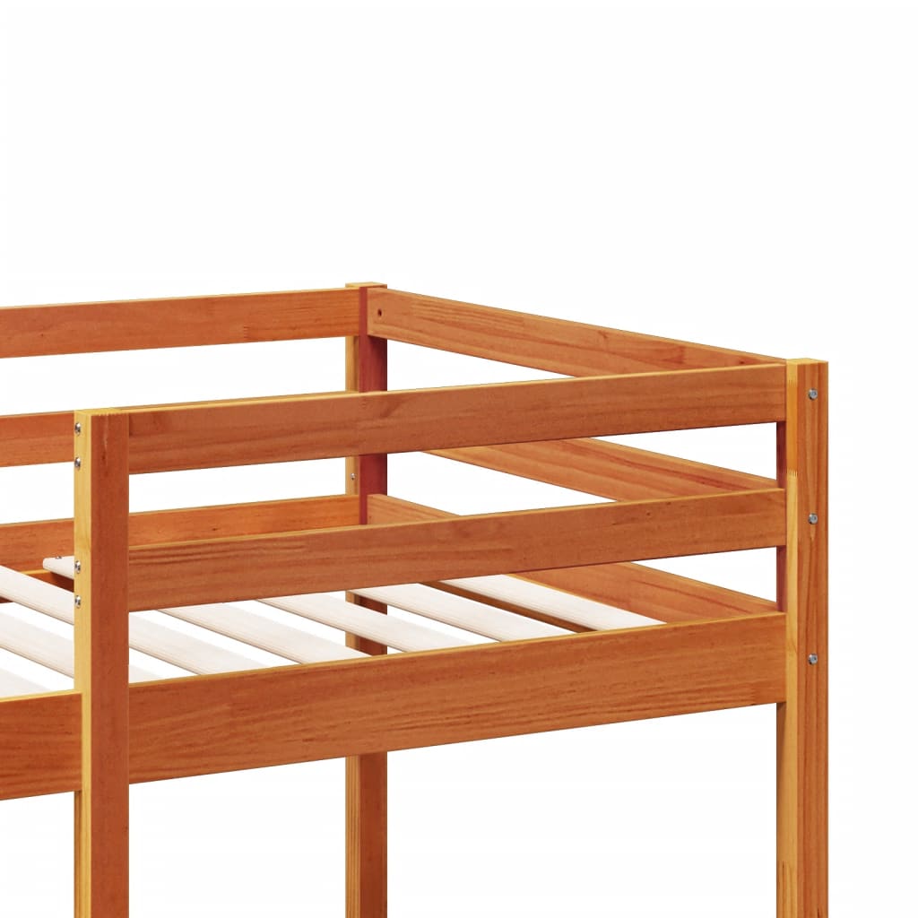 Giroletto Soppalco Scrivanie Ripiani Marrone Cera 90x200cm Pino | homemem39