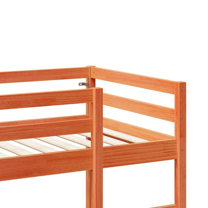 Giroletto Soppalco senza Materasso Marrone Cera 75x190cm Pino | homemem39