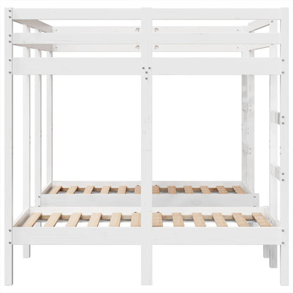 Giroletto Castello Triplo Bianco 140x200/70x140cm Massello Pino | homemem39