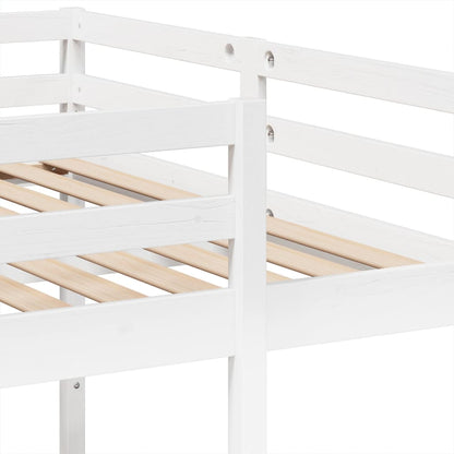 Giroletto Castello Triplo Bianco 140x200/70x140cm Massello Pino | homemem39