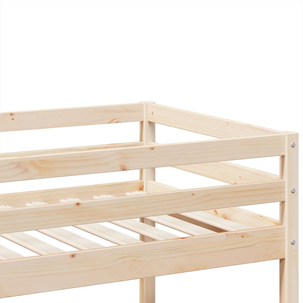 Letto a Castello 80x200 cm in Legno Massello di Pino - homemem39