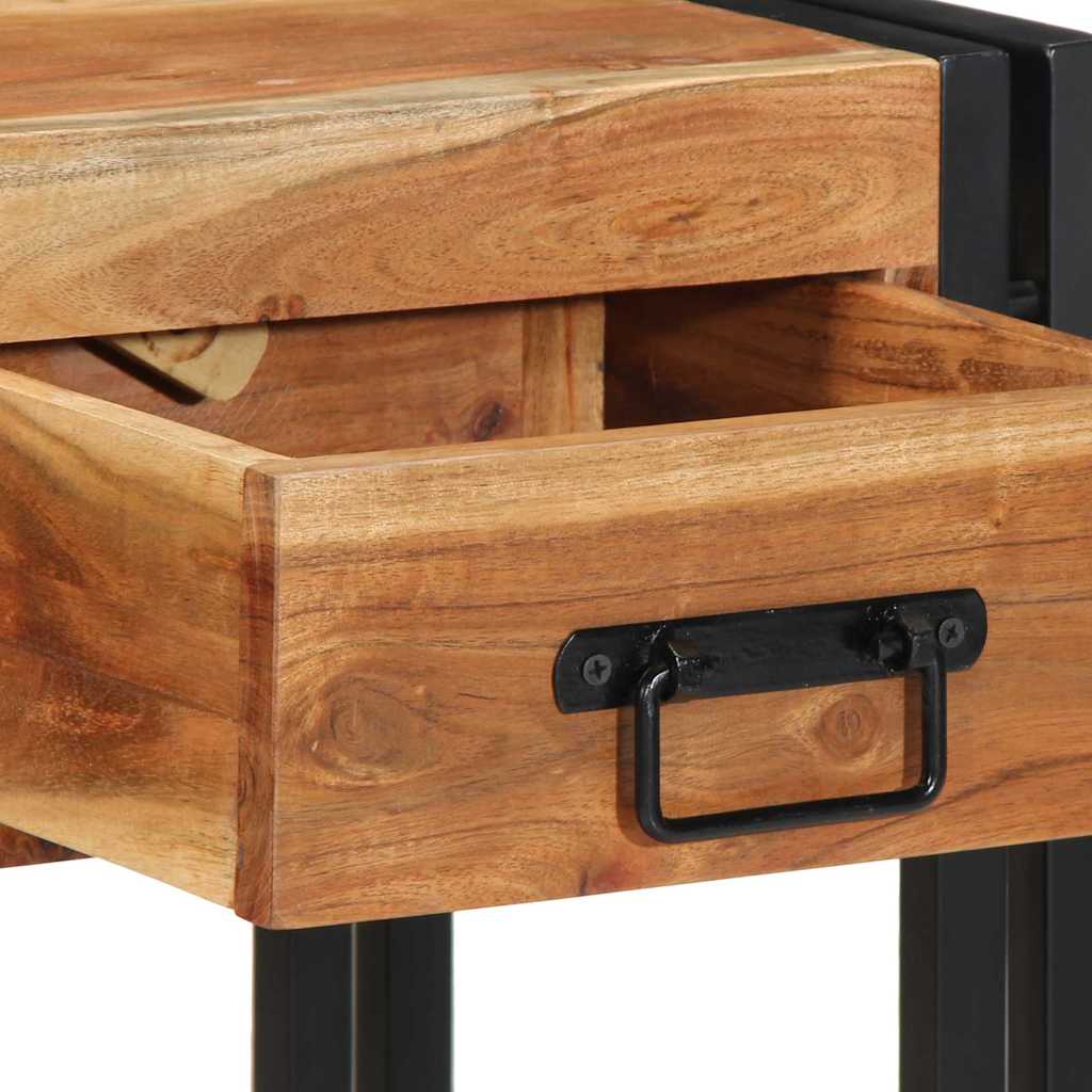 Armadio da Notte 2 pcs 40 x 35 x 50 cm legno massello di acacia