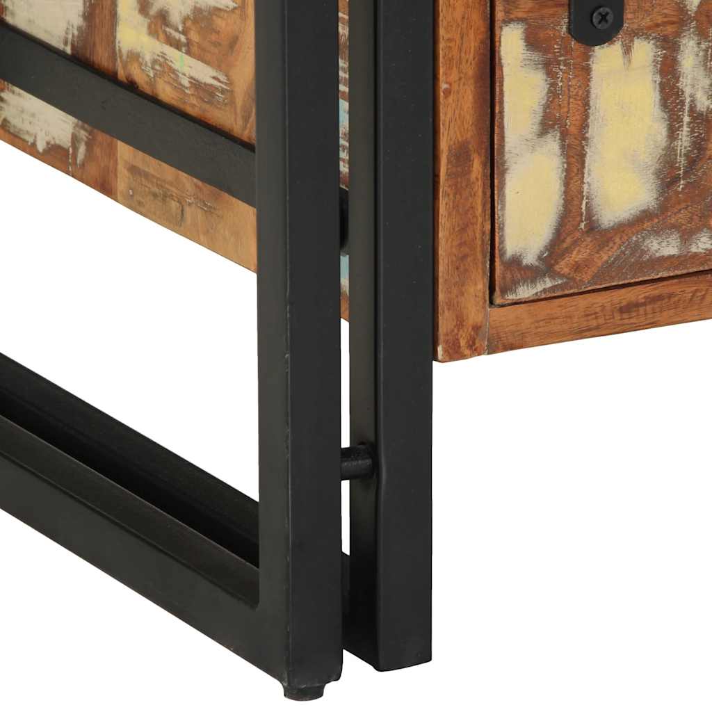 Comodino 40x40x59 cm in Legno Massello di Recupero - homemem39