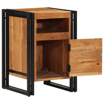 Comodino 40x40x59 cm in Legno Massello di Acacia | homemem39