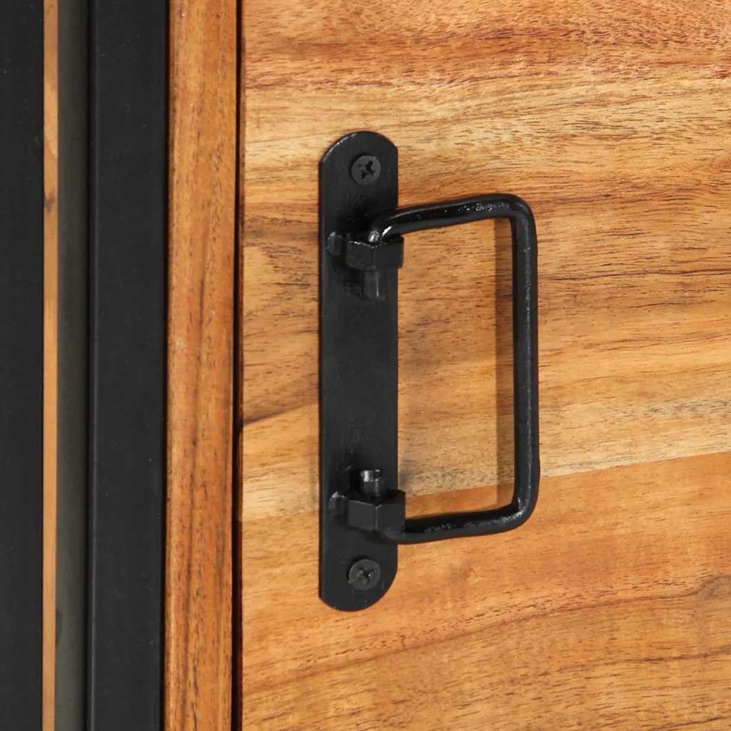 Comodino 40x40x59 cm in Legno Massello di Acacia | homemem39