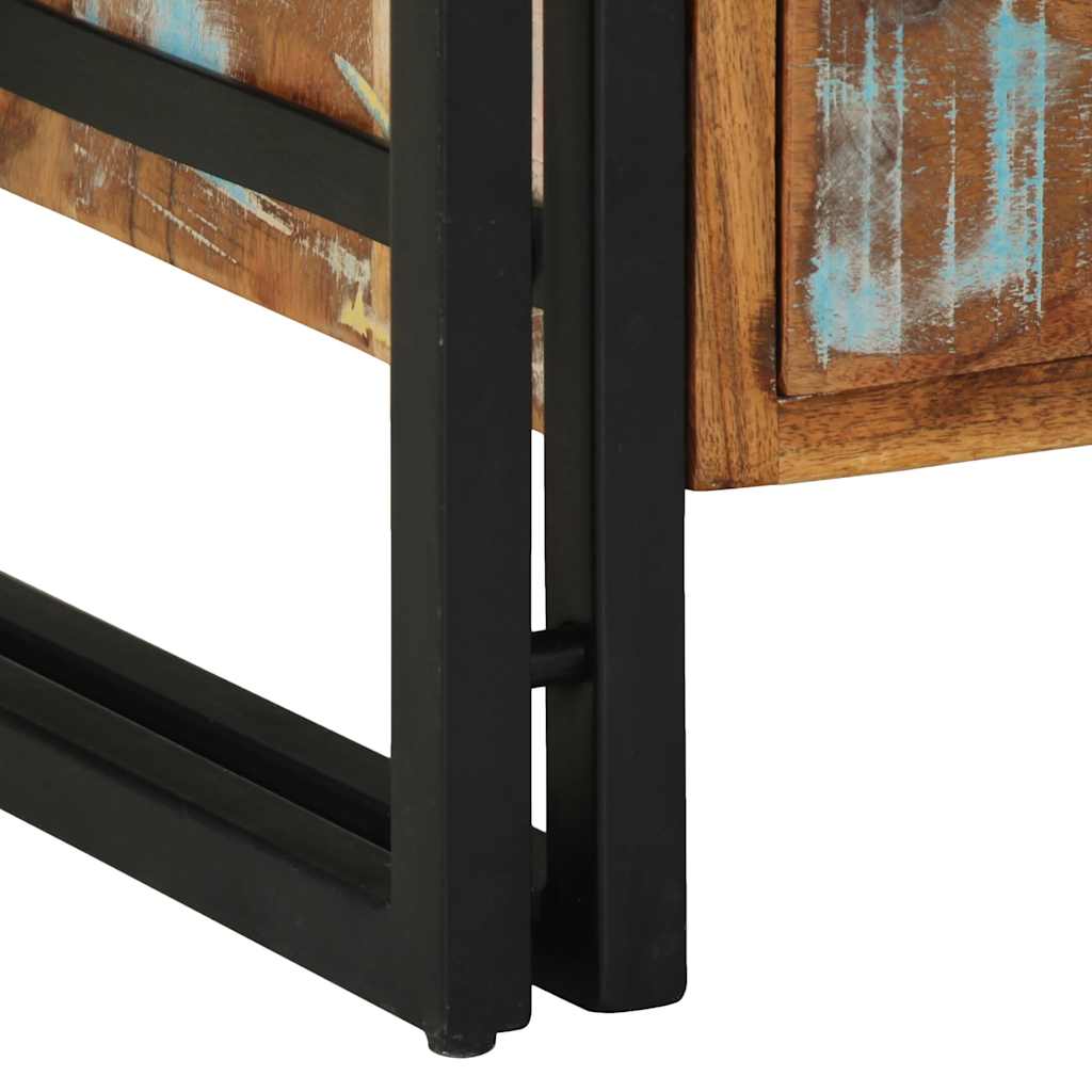 Comodino 40x40x59 cm in Legno Massello di Recupero - homemem39