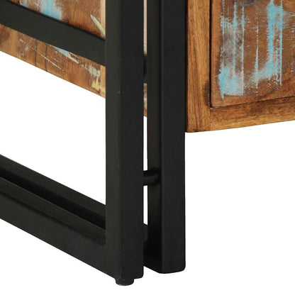 Comodino 40x40x59 cm in Legno Massello di Recupero - homemem39