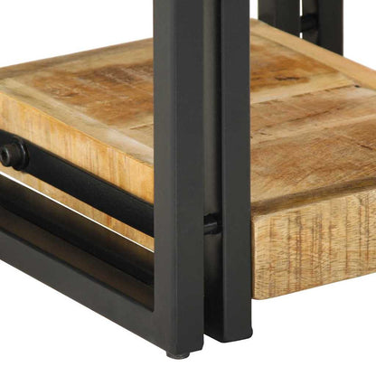 Armadio da Notte 2 pcs 30 x 30 x 40 cm legno massello di mango