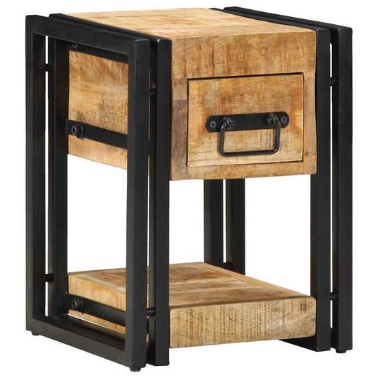 Armadio da Notte 2 pcs 30 x 30 x 40 cm legno massello di mango
