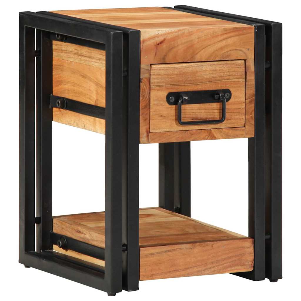 Armadio da Notte 30 x 30 x 40 cm legno massello di acacia