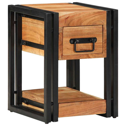 Armadio da Notte 30 x 30 x 40 cm legno massello di acacia