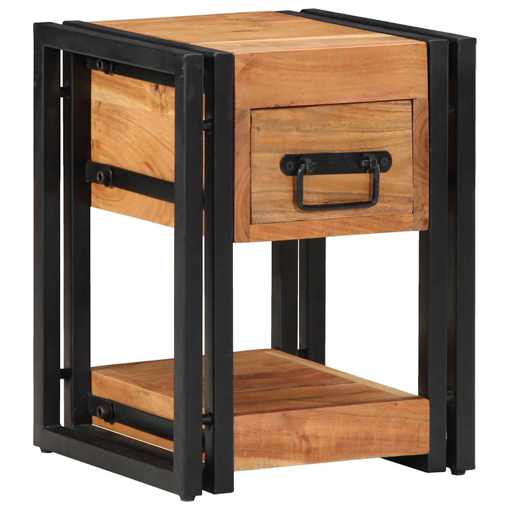 Armadio da Notte 30 x 30 x 40 cm legno massello di acacia