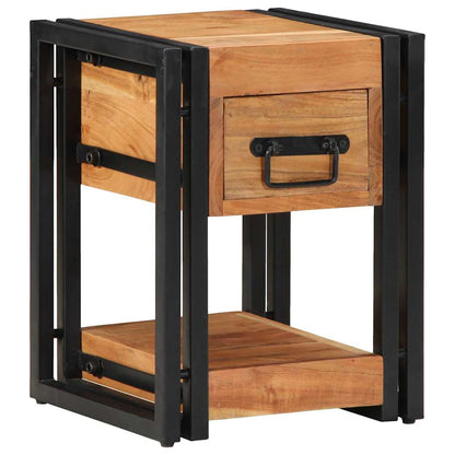 Armadio da Notte 30 x 30 x 40 cm legno massello di acacia