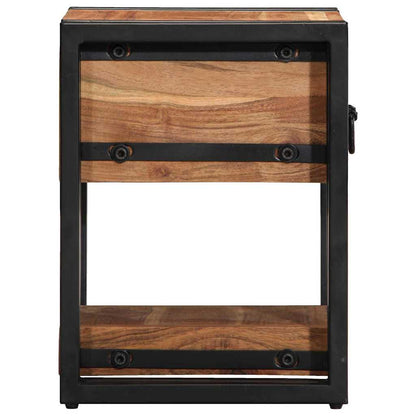 Armadio da Notte 30 x 30 x 40 cm legno massello di acacia
