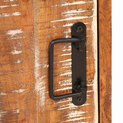 Comodino 2 pcs Marrone 35 x 33 x 48 cm Legno Solido Recuperato