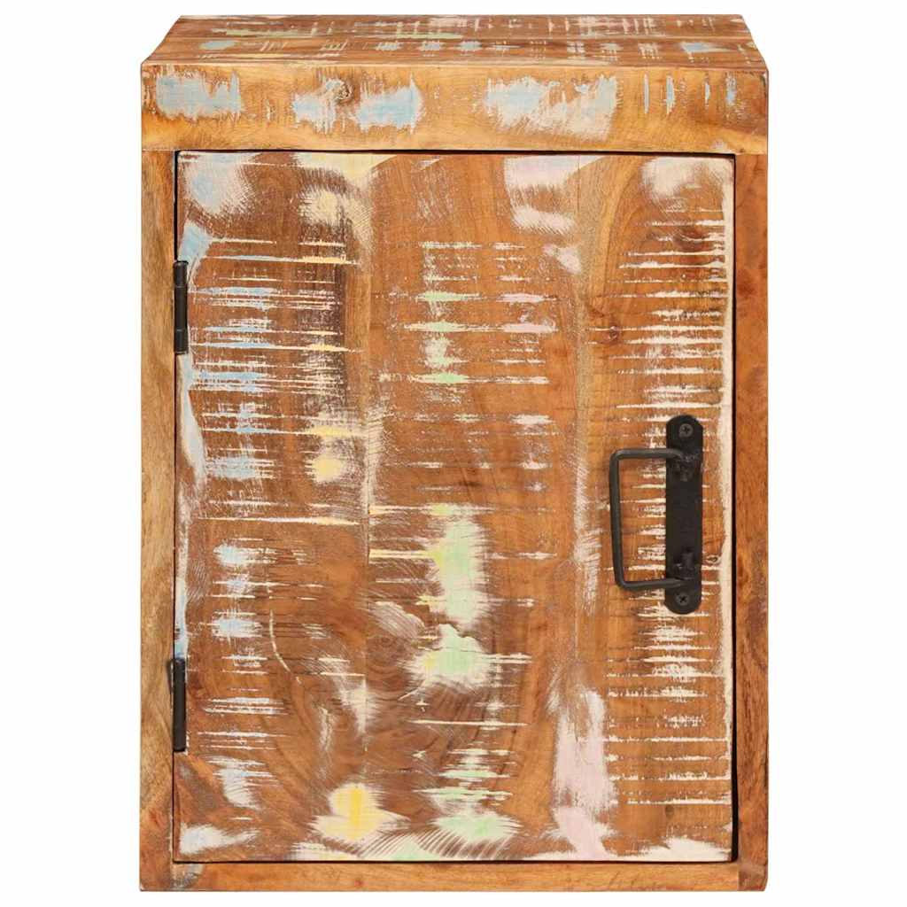Comodino 2 pcs Marrone 35 x 33 x 48 cm Legno Solido Recuperato