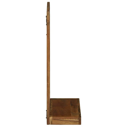 Specchio da bagno Rettangolare Marrone Legno di Acacia Massello | homemem39