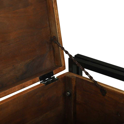 Scatola di Stoccaggio 80 x 50 x 50 cm Legno di recupero