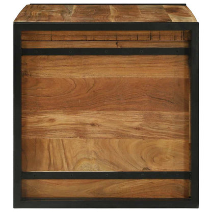 Scatola di Stoccaggio 80 x 50 x 50 cm Legno di acacia