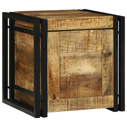 Scatola di Stoccaggio 40 x 40 x 40 cm legno massello di mango