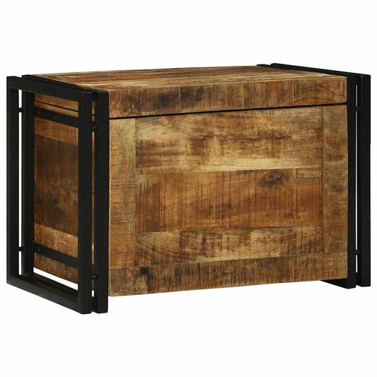 Scatola di Stoccaggio 60 x 40 x 41 cm legno massello di mango