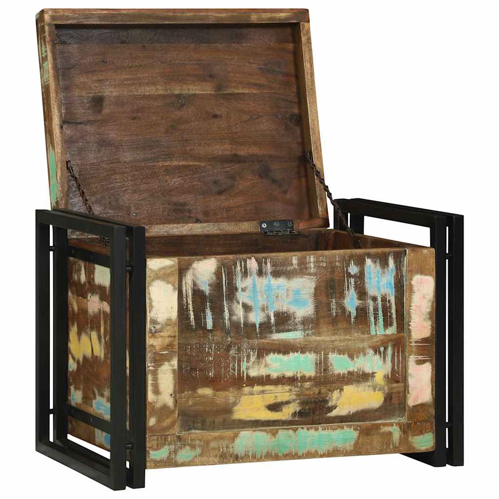 Scatola di Stoccaggio 60 x 40 x 41 cm Legno di recupero