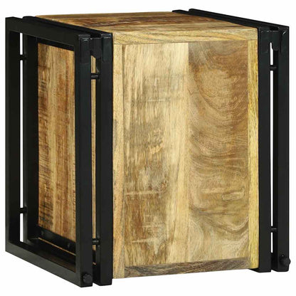 Portabottiglie 34.5 x 35 x 39 cm Legno massello di mango