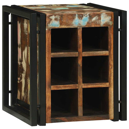 Portabottiglie 34.5 x 35 x 39 cm Legno massello di recupero