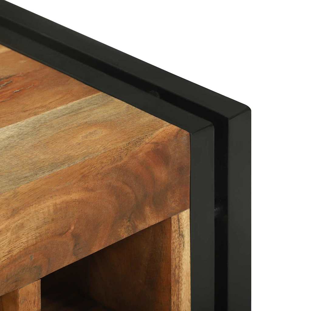 Portabottiglie 34.5 x 35 x 39 cm Legno massello di acacia