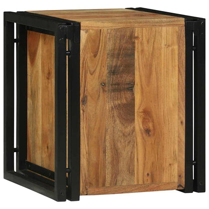 Portabottiglie 34.5 x 35 x 39 cm Legno massello di acacia