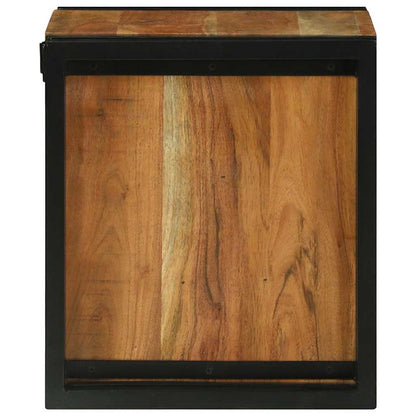Portabottiglie 34.5 x 35 x 39 cm Legno massello di acacia