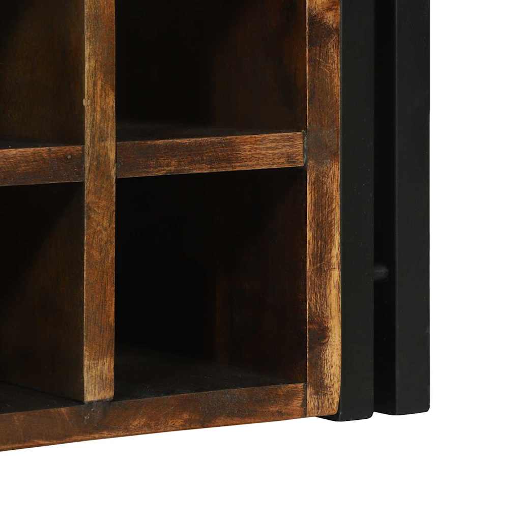 Portabottiglie 46 x 35 x 27.5 cm Legno massello di recupero