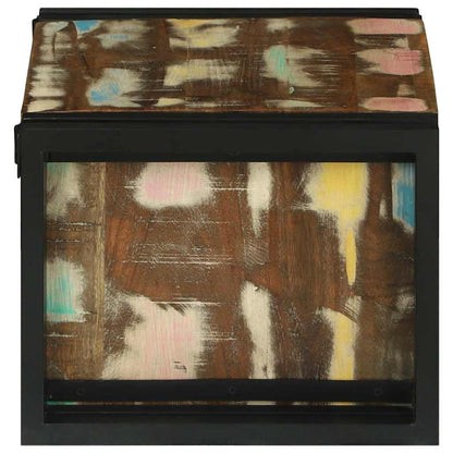 Portabottiglie 46 x 35 x 27.5 cm Legno massello di recupero