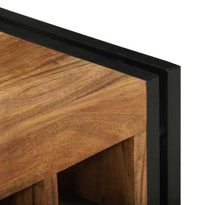 Portabottiglie 46 x 35 x 27.5 cm Legno massello di acacia