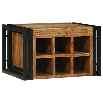 Portabottiglie 2 pcs 46 x 35 x 27,5 cm Legno di Acacia Massello | homemem39