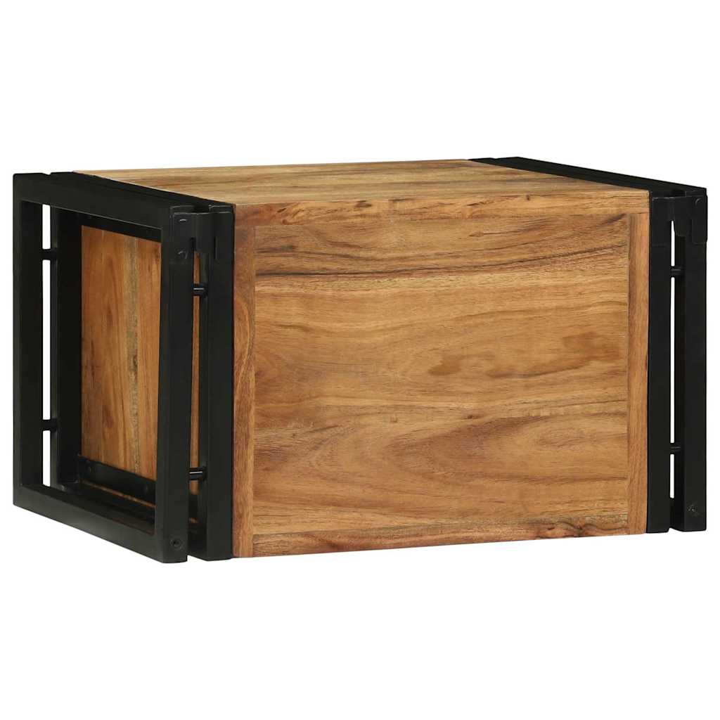 Portabottiglie 46 x 35 x 27.5 cm Legno massello di acacia