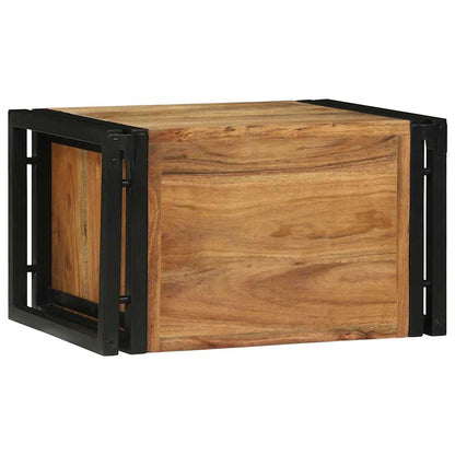 Portabottiglie 46 x 35 x 27.5 cm Legno massello di acacia