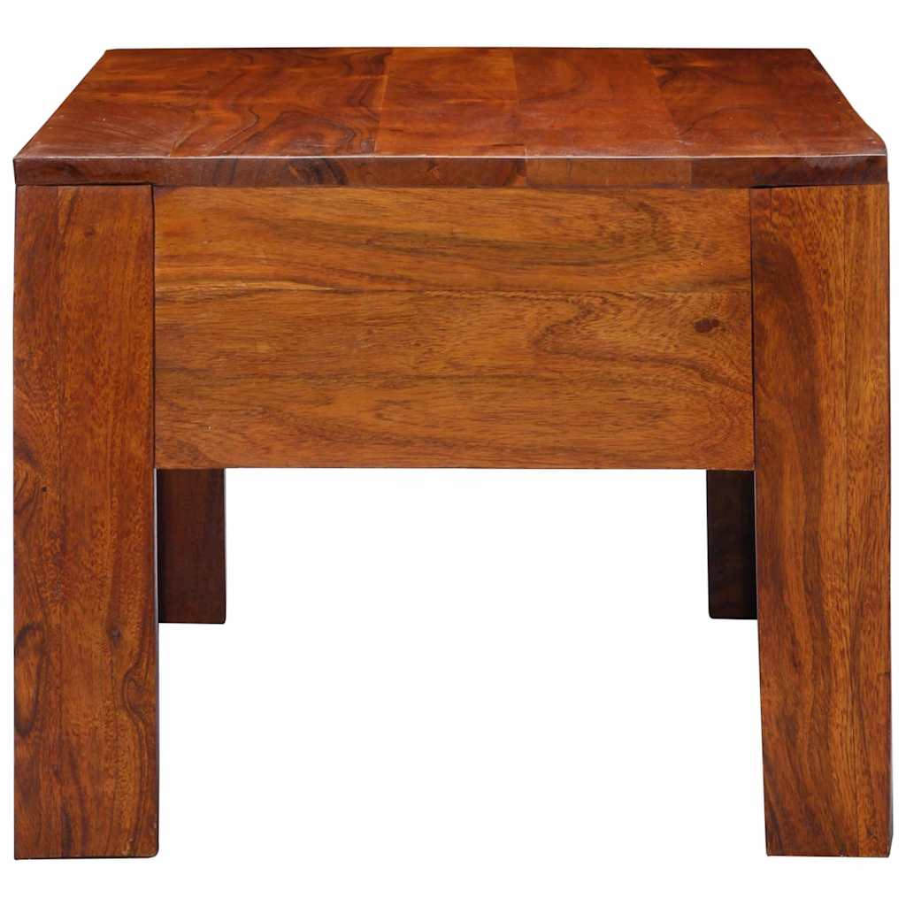 Tavolino da Salotto 90x50x40 cm in Legno Massello di Acacia | homemem39