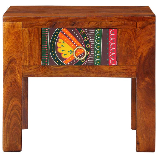 Comodini 2 pz 40x40x36 cm in Legno Massello di Acacia - homemem39