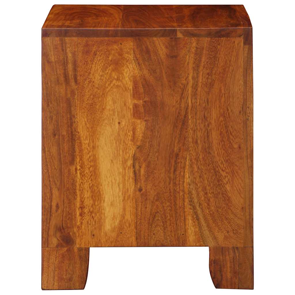 Comodini 2 pz 40x35x45 cm in Legno Massello di Acacia - homemem39
