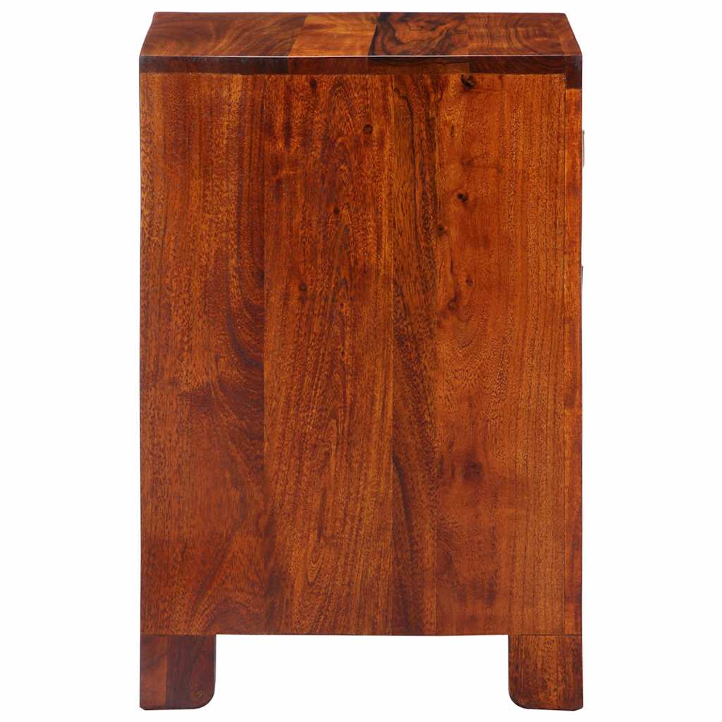 Comodino 40x40x60 cm in Legno Massello di Acacia | homemem39