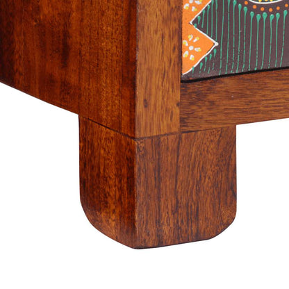 Comodino 40x40x60 cm in Legno Massello di Acacia | homemem39
