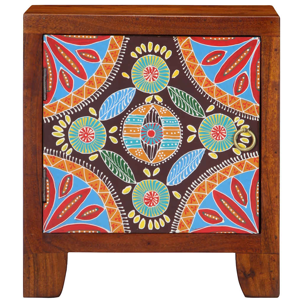 Comodini 2 pz 40x30x45 cm in Legno Massello di Acacia - homemem39