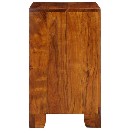 Credenza Multicolore 50x35x60 in Legno Massello di Acacia - homemem39