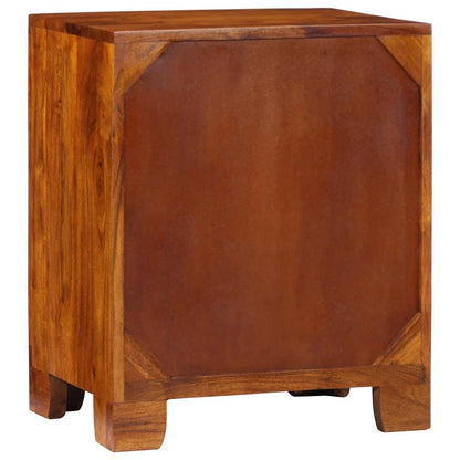 Credenza Multicolore 50x35x60 in Legno Massello di Acacia | homemem39