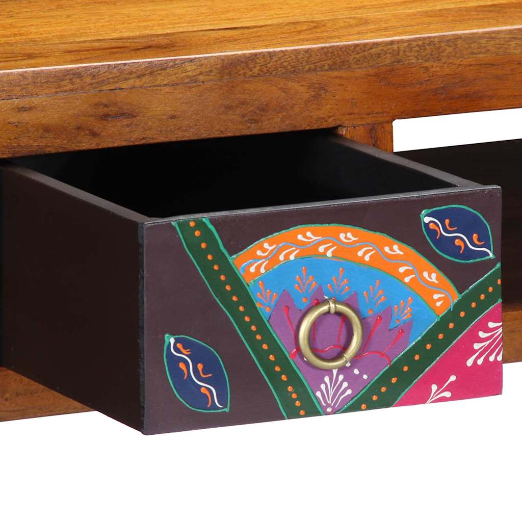 Scrivania Marrone 110 x 50 x 73 cm Legno massello di acacia