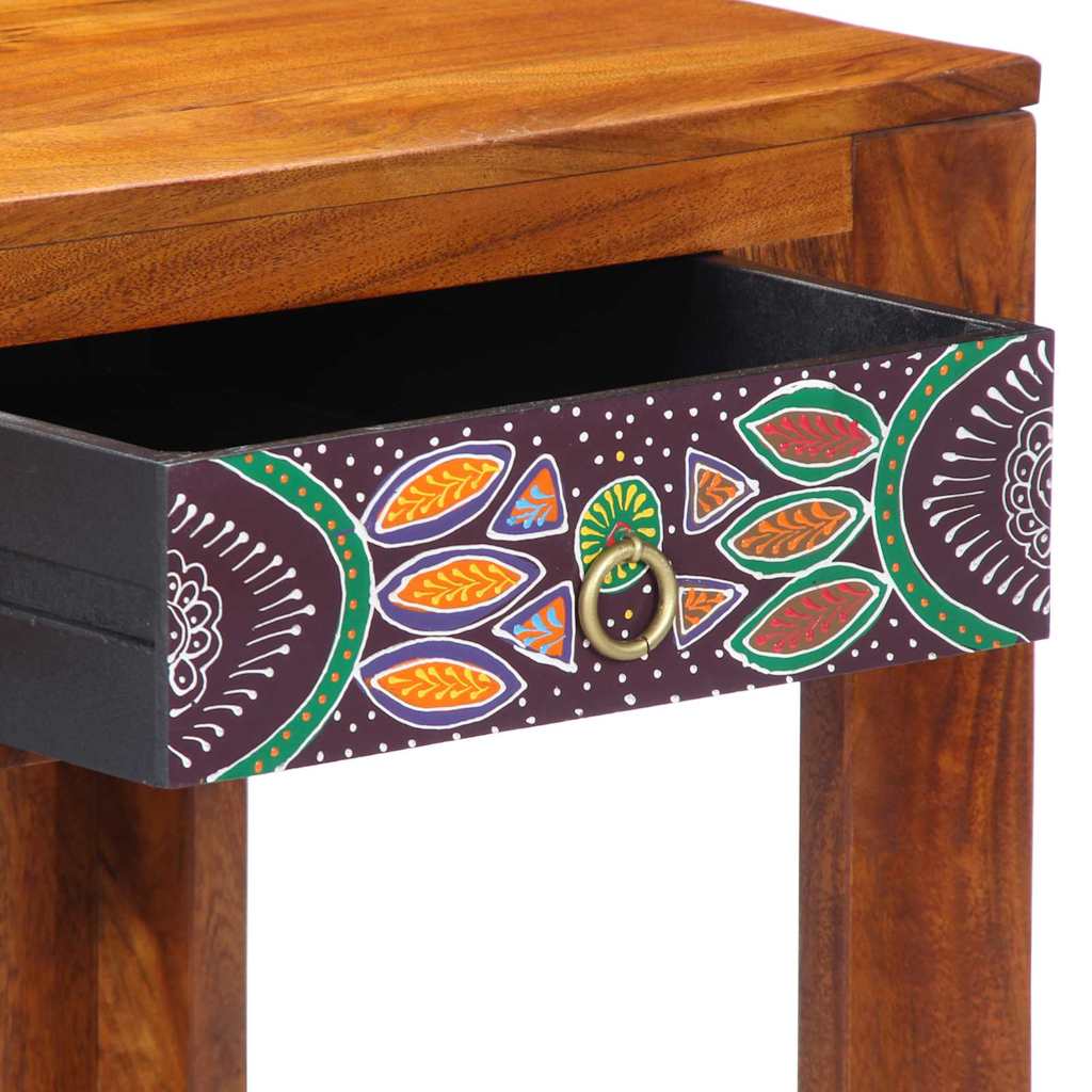 Scrivania Marrone 100 x 50 x 75 cm Legno massello di acacia