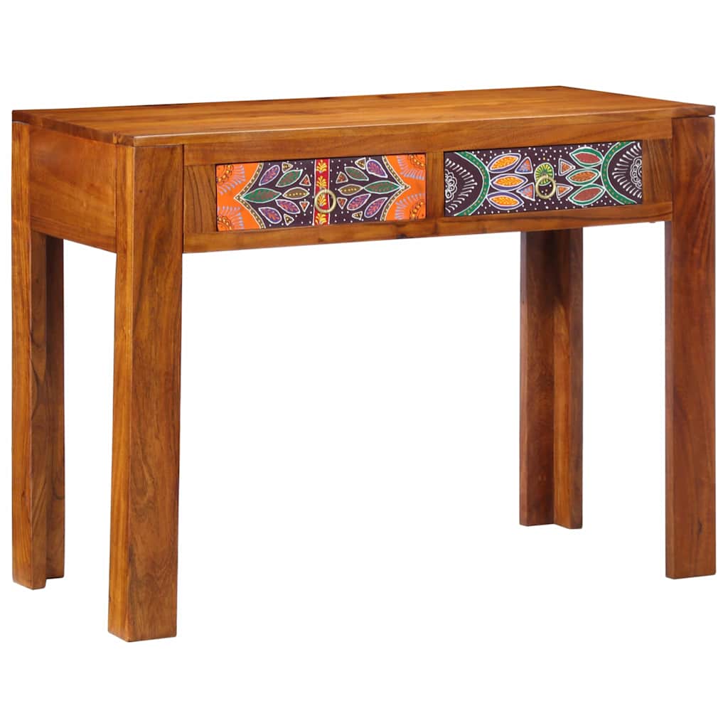 Scrivania Marrone 100 x 50 x 75 cm Legno massello di acacia