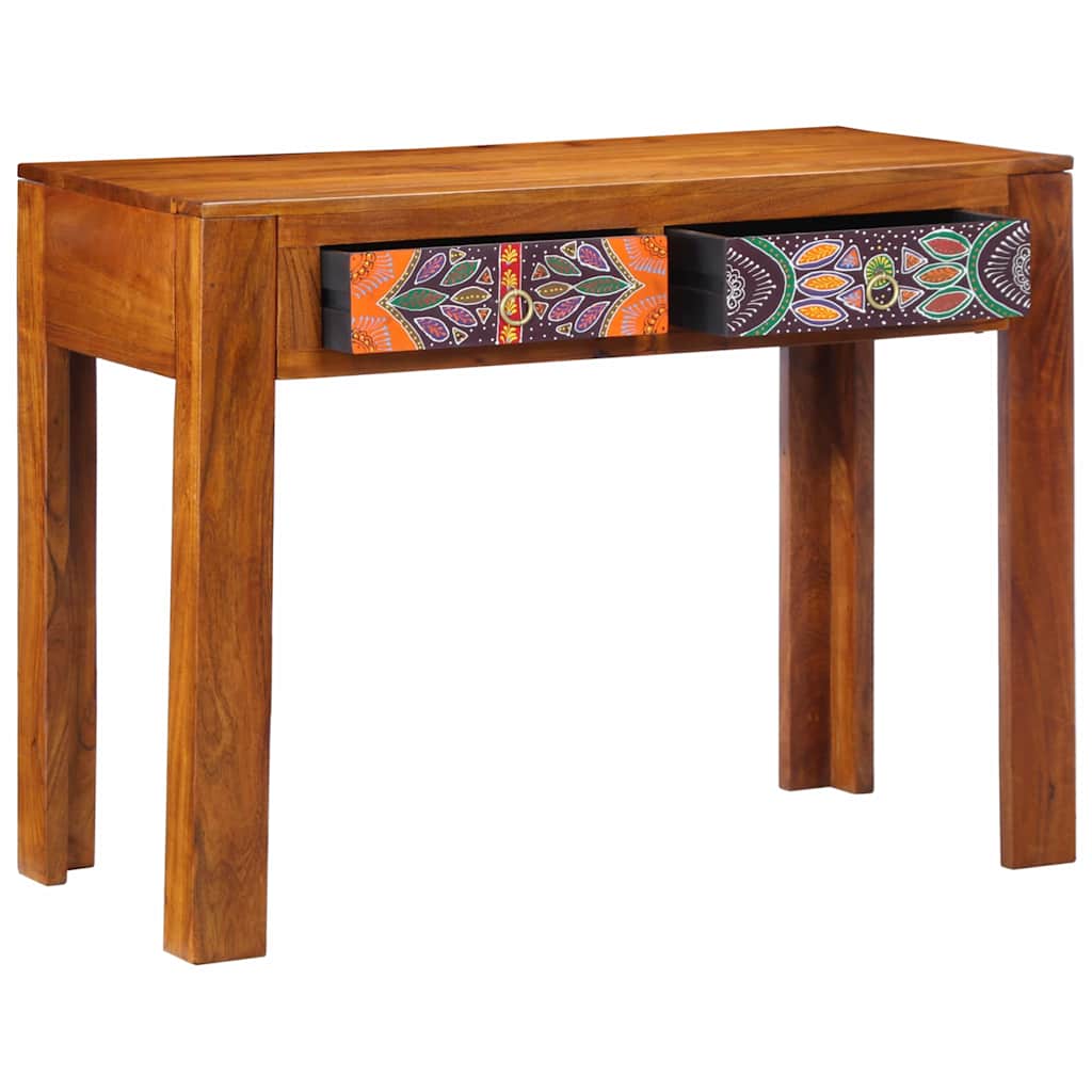 Scrivania Marrone 100 x 50 x 75 cm Legno massello di acacia